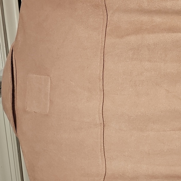 Blank NYC Think Pretty Faux Suede Shacket Sz S in Dusty Rose NWOT MSRP $98 - Picture 9 of 13